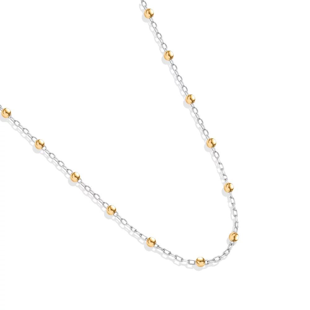 گردنبند بدل تمام گوی بلوم دو رنگ